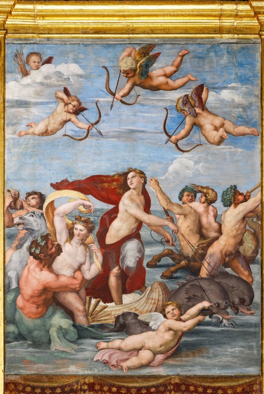 Rome, Villa Farnesina, the Loggia of Galatea