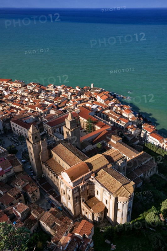 Vue de Cefalù depuis le château