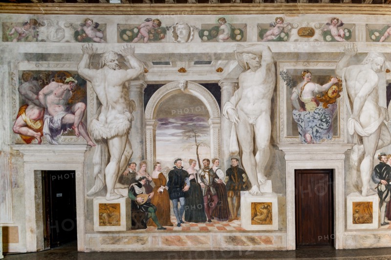 Caldogno, Villa Caldogno, main hall