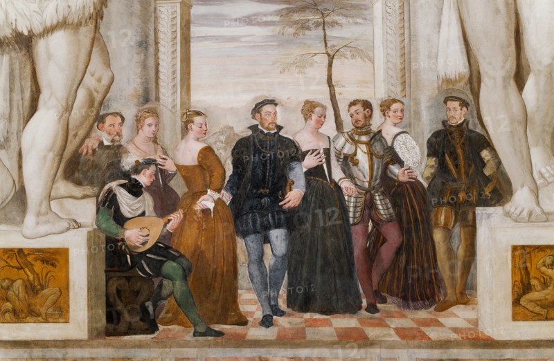 Caldogno, Villa Caldogno, main hall