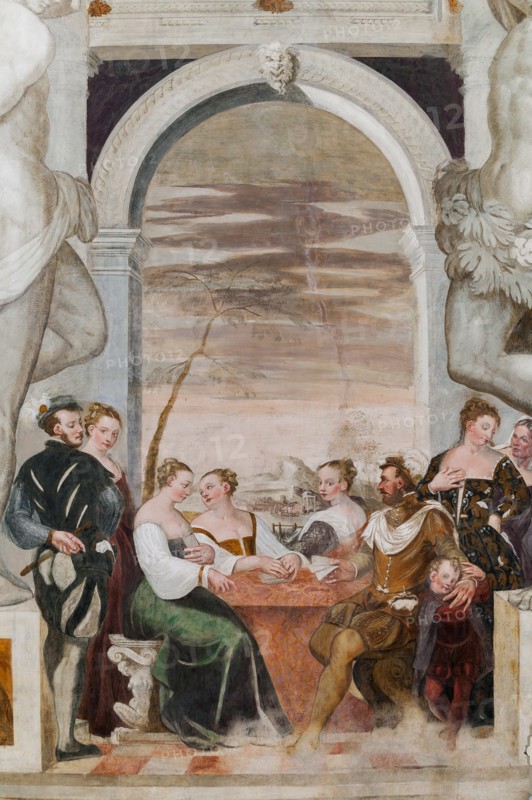 Caldogno, Villa Caldogno, main hall