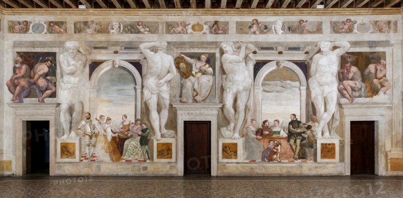 Caldogno, Villa Caldogno, main hall