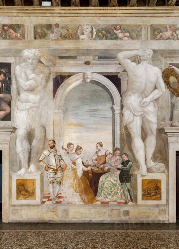 Caldogno, Villa Caldogno, main hall