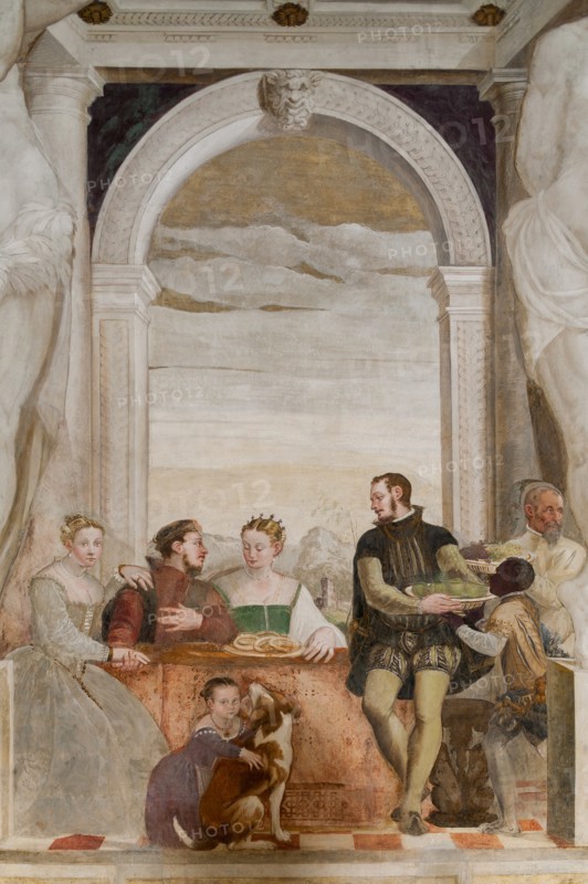 Caldogno, Villa Caldogno, main hall