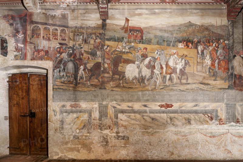 Cavernago, Malpaga Castle or Colleoni Castle, Hall of Honour