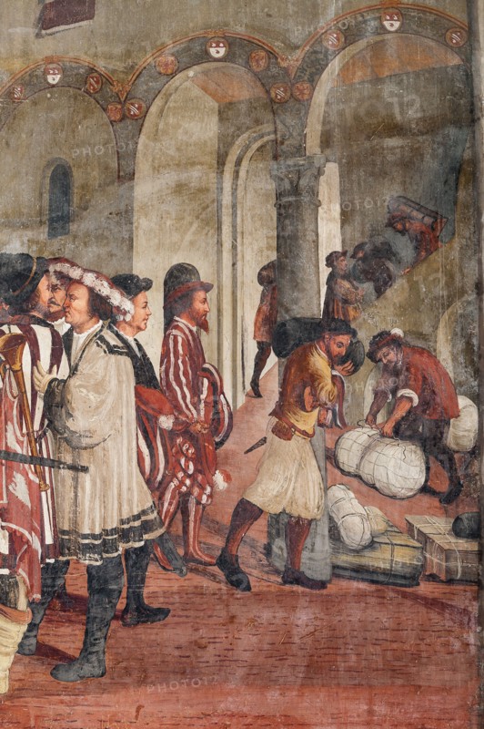Cavernago, Malpaga Castle or Colleoni Castle, Hall of Honour
