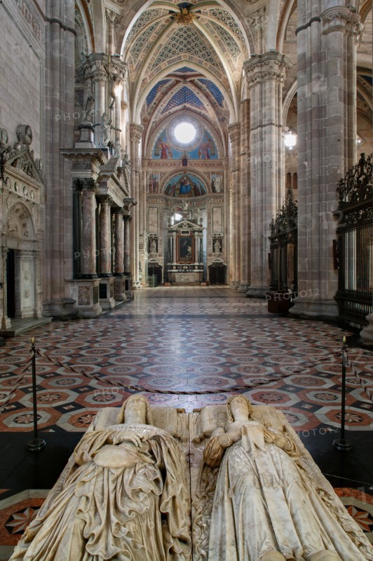 Pavia, the Certosa of Pavia