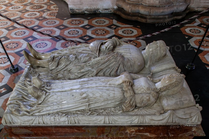 Pavia, the Certosa of Pavia, the left transept
