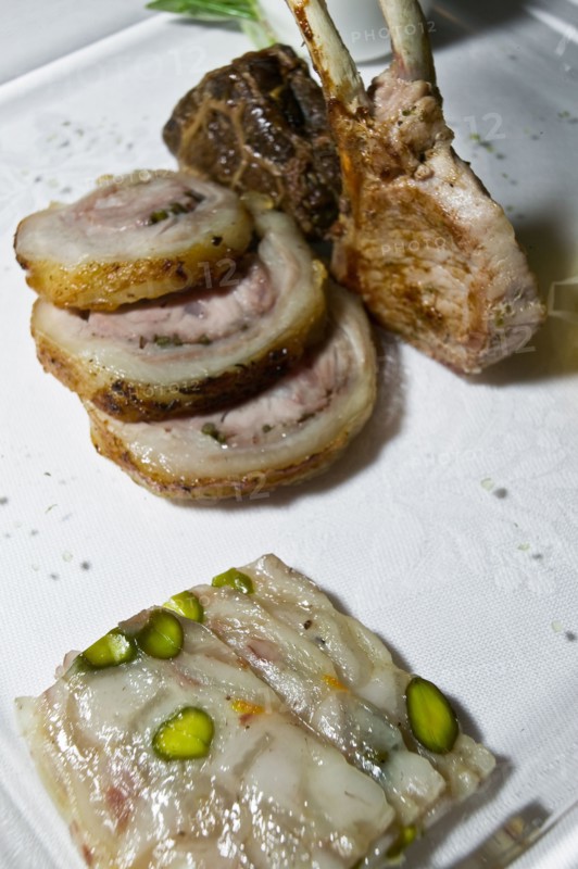 Second course, Ristorante "La Bastiglia" in Spello