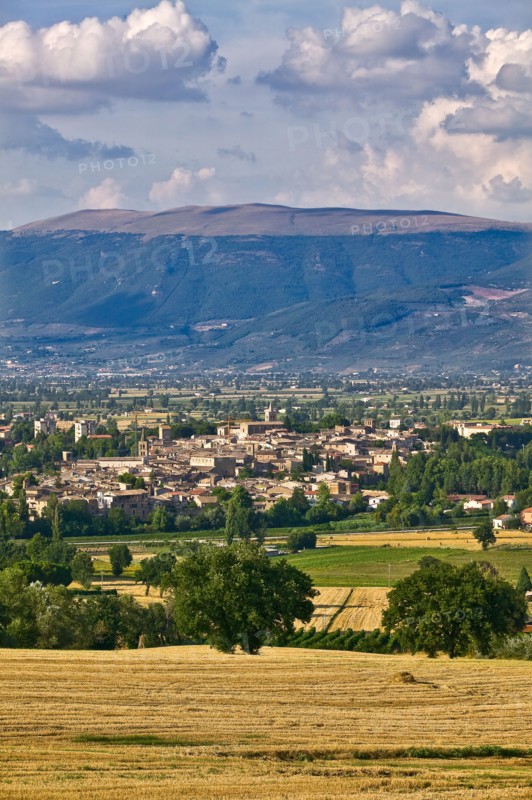 View of Bevagna, Umbria, Italy