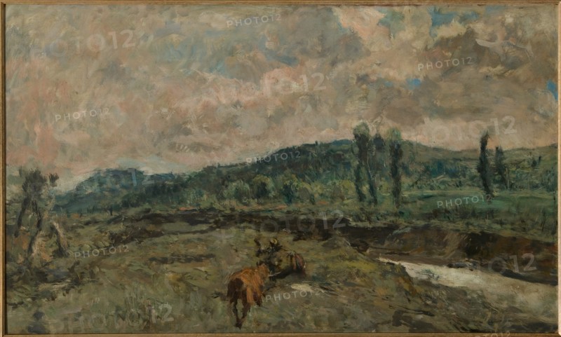 Graziosi, "Landscape with Carts"