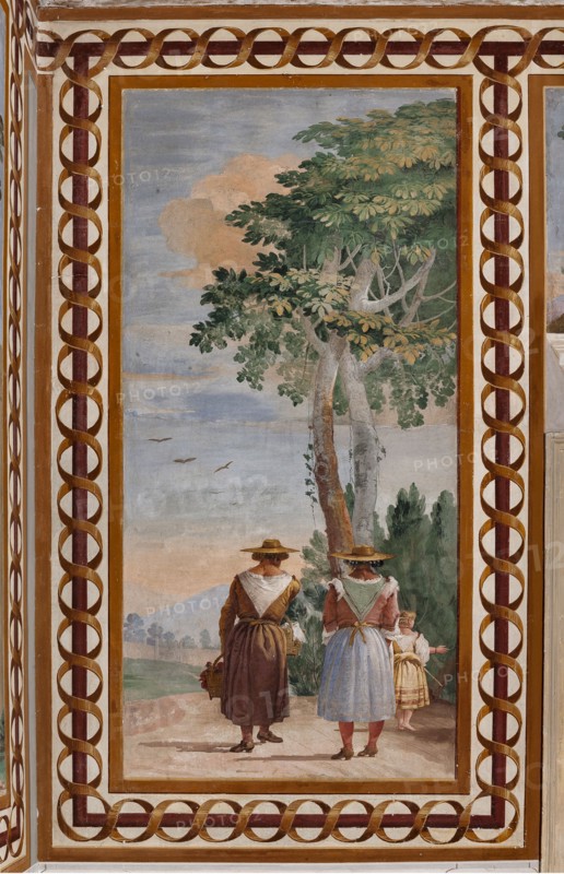 Vicenza, Villa Valmarana ai Nani, Guest Lodgings, Room of the Rural Scenes