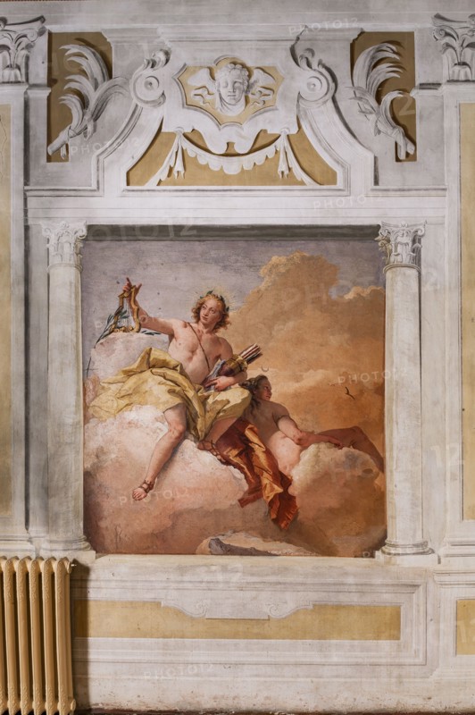 Vicenza, Villa Valmarana ai Nani, Guest Lodgings, the Room  of the Olympus