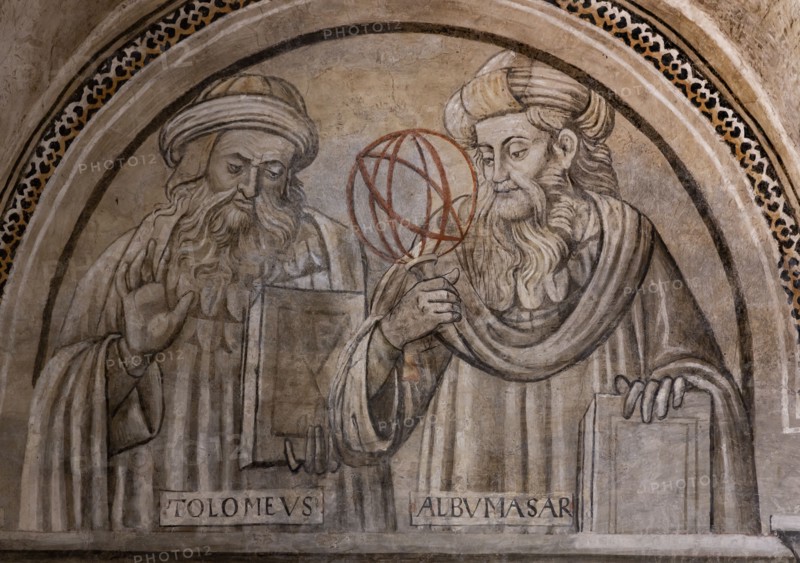 “Portraits of Abu Ma'shar (Albumasar) and Ptolemy”. Orvieto, MODO (Museum of the Opera of the  Duomo of Orvieto)
