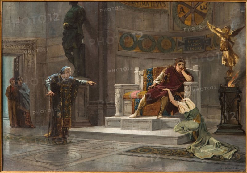 Giovanni Muzzioli (1854-1894), "Costantine and the Slave"