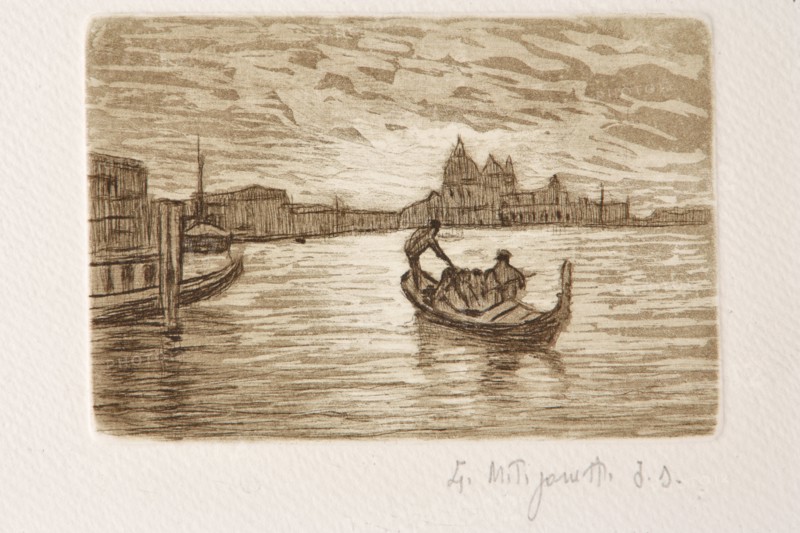 The Gondolieriuseppe Miti Zanetti (1859 - 1929)