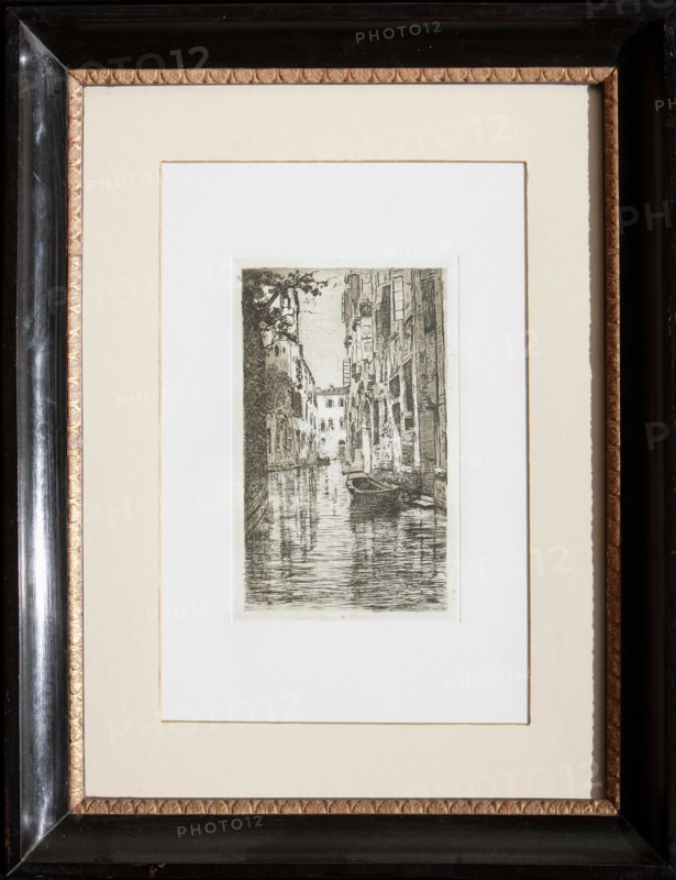 A canal in Veniceiuseppe Miti Zanetti (1859-1929)