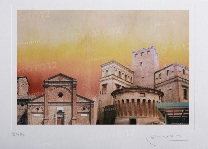 Erio Carnevali (1949-), "Square in Carpi"