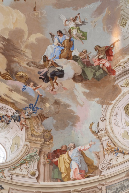 Sanctuary of Vicoforte: view of the dome