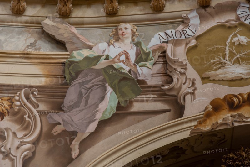 Sanctuary of Vicoforte: view of the dome