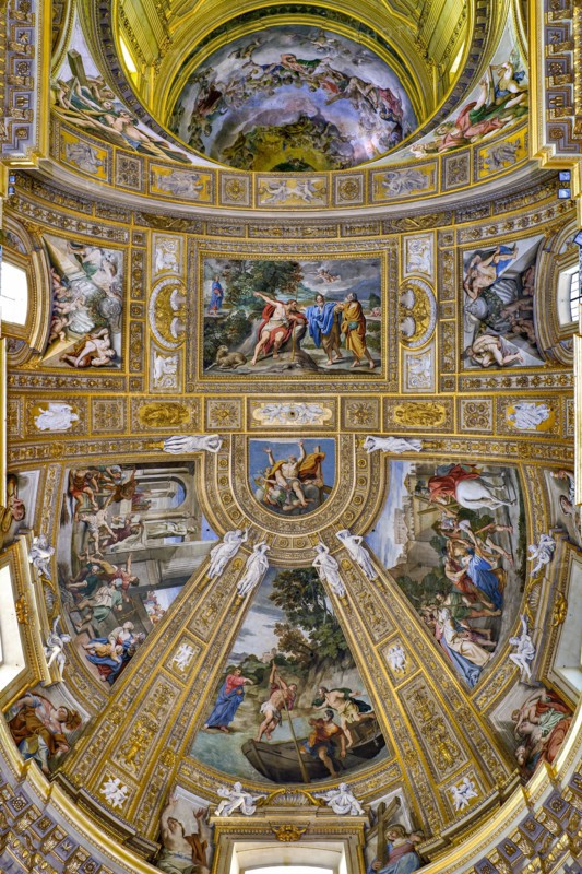 Basilica of St Andrew della Valle: view of the vault of the choir