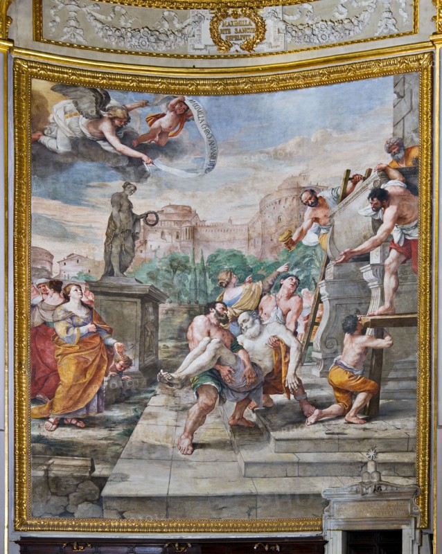 Basilica of St Andrew della Valle, walls of the choir