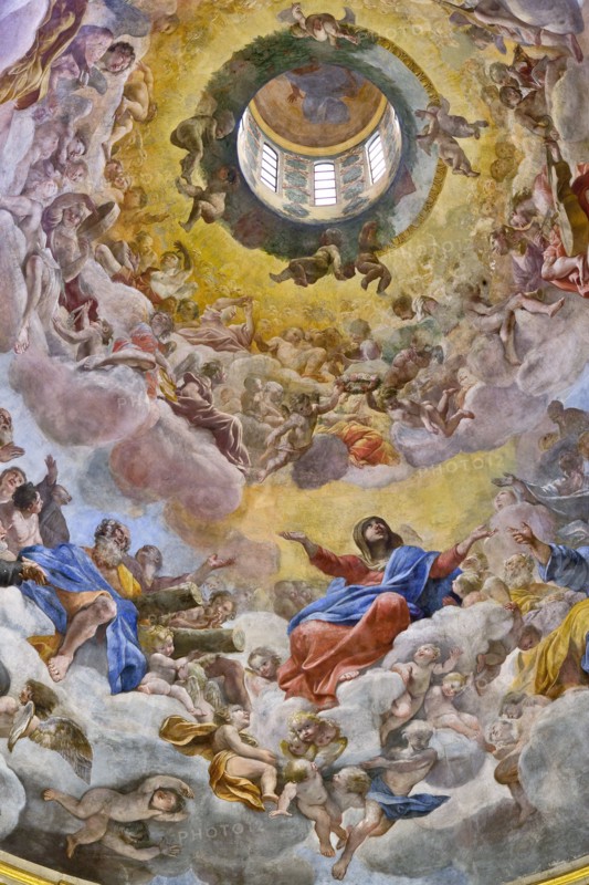 Basilica of St Andrew della Valle: the dome vault
