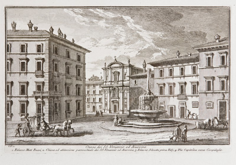 Giuseppe Vasi (1710-1782), "Church of SS