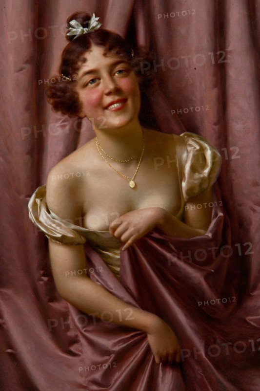 Vittorio Reggianini (1853 - 1910), "Lady in Purple"