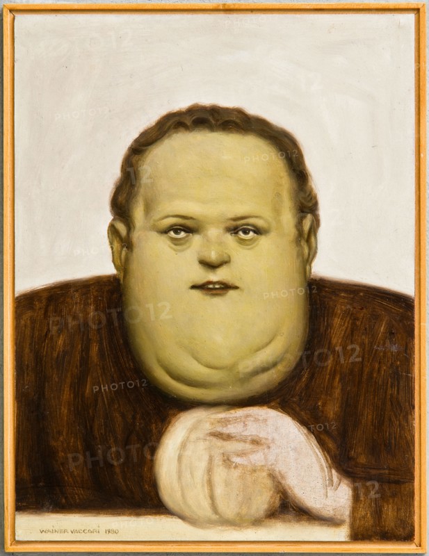 Wainer Vaccari, "Man with Pumpkin",