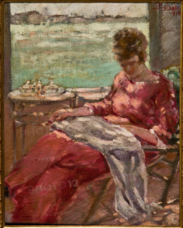 Giuseppe Mazzoni (1881 - 1957), "Landscape"