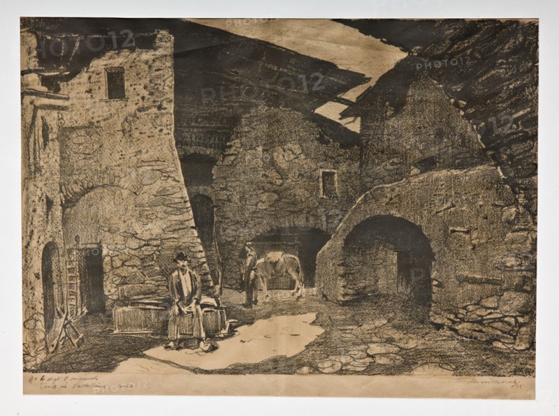Mario Vellani Marchi (1895-1979), "A Bridge in Valtellina"