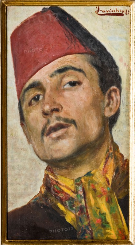 Fernando Cavicchioli; "Man wearing a Red "