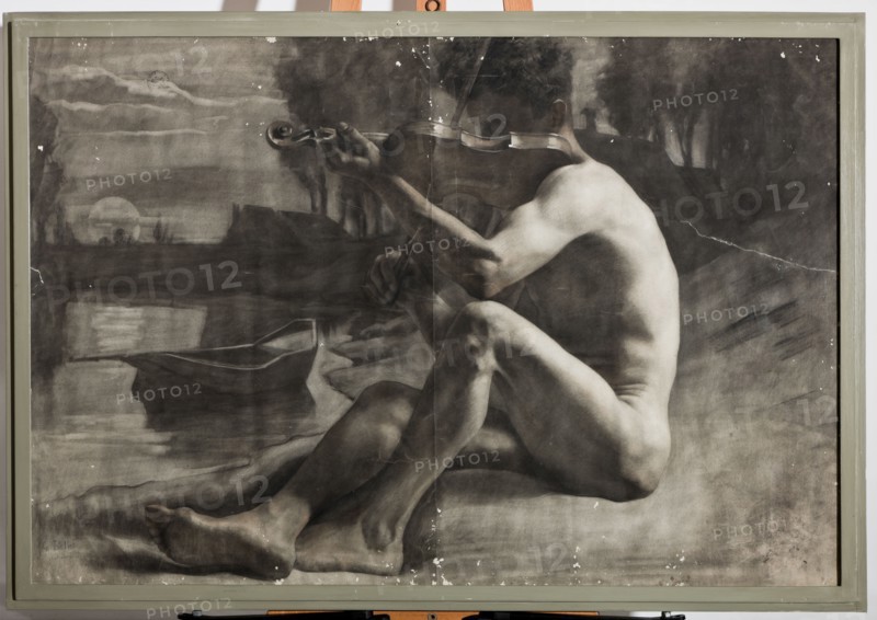 Gaetano Bellei (1857 - 1922); "Male Figure, Nude"