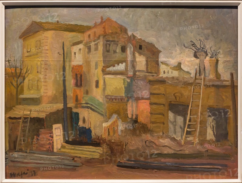 Museo Novecento: "Demolitions", by Mario Mafai, 1937