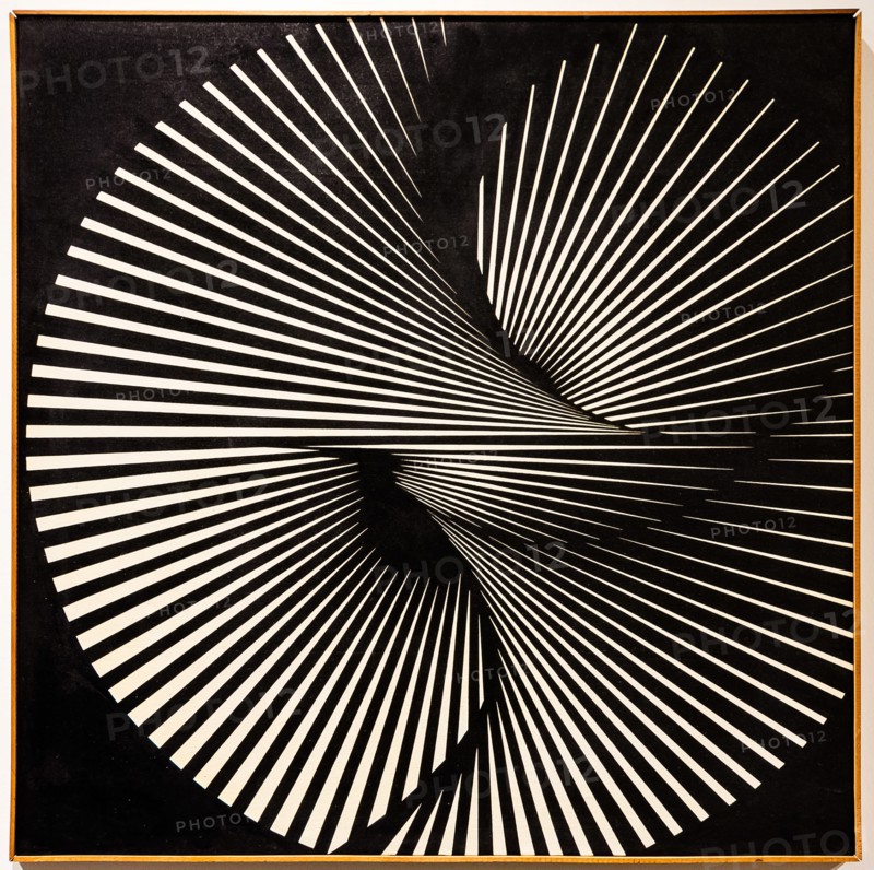 Museo Novecento: "Radial Twisting", by Franco Grignani, 1965