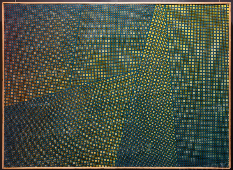 Museo Novecento: "Total Space: simultaneous rhythmic iterative progressions", by Mario Nigro, 1953