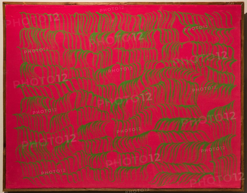 Museo Novecento: "Redgreen", by Carla Accardi, 1966