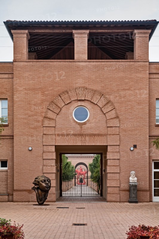 Fontanellato, Labirinto della Masone, by Franco Maria Ricci: the entrance