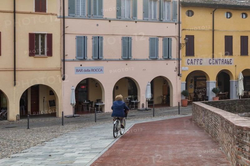 Fontanellato: partial view of the historic centre