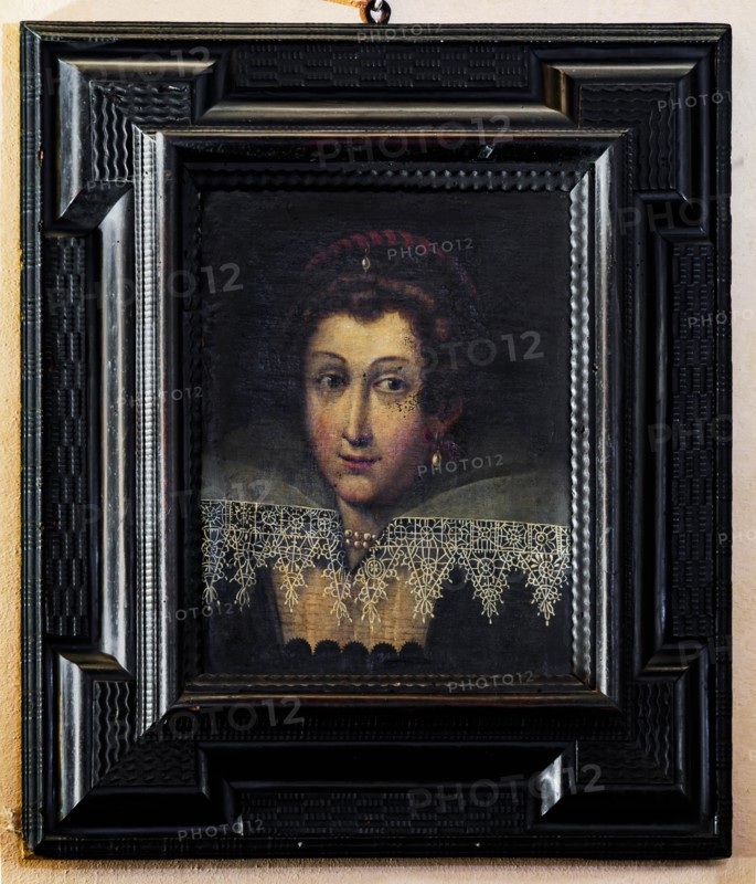 Fontanellato, Rocca Sanvitale: "Portrait of Barbara Sanseverino Sanvitale"