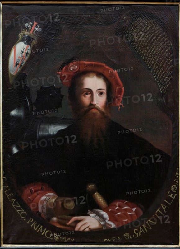 Fontanellato, Rocca Sanvitale: "Portrait of Barbara Sanseverino Sanvitale"