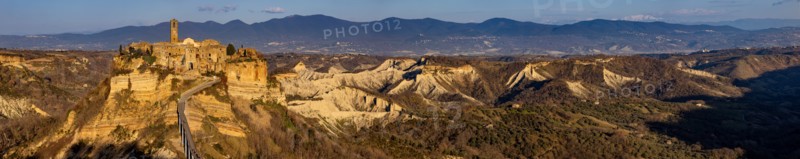 Civita di Bagnoregio: view of the Lazio Hamlet, known as the "dying village"