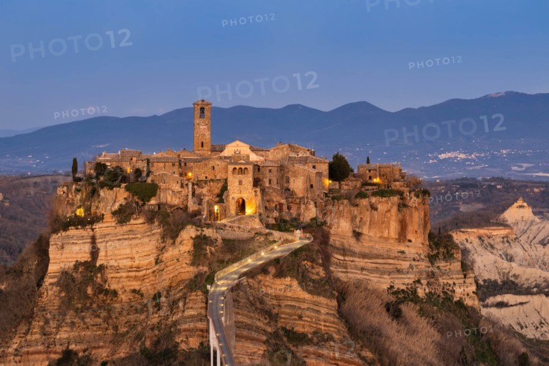 Civita di Bagnoregio: view of the Lazio Hamlet, known as the "dying village"