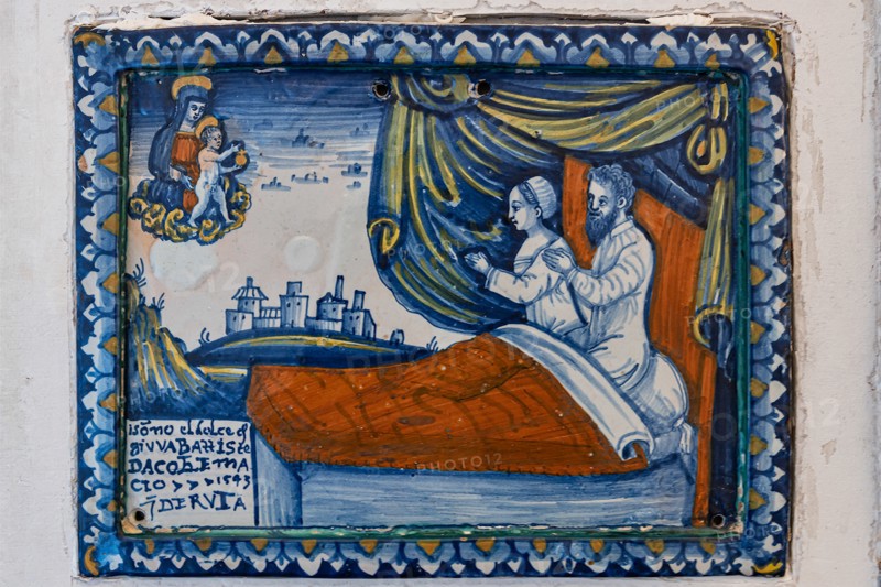 Deruta, Regional Ceramics Museum of Deruta: Ex - voto plaque