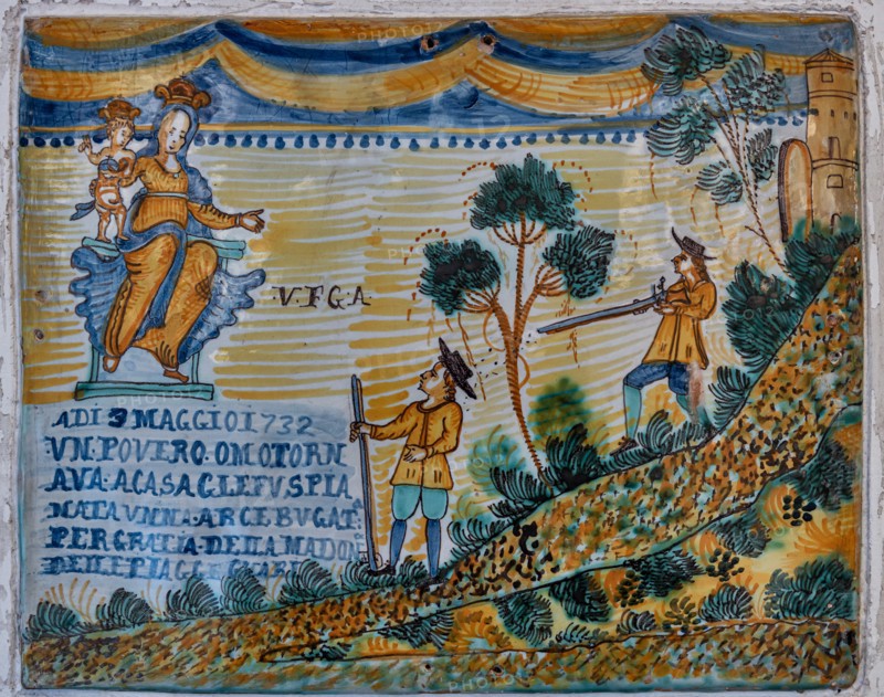 Deruta, Regional Ceramics Museum of Deruta: Ex - voto plaque