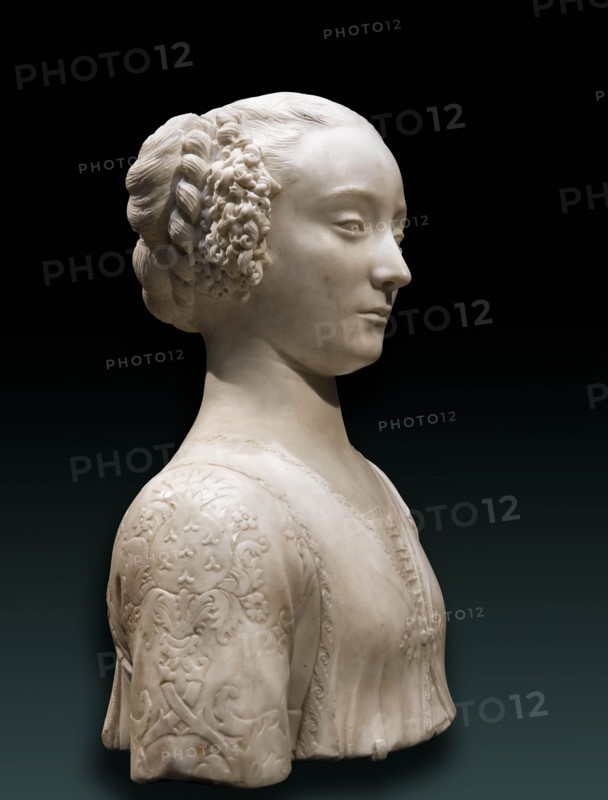 "Young gentlewoman", by Desiderio da Settignano