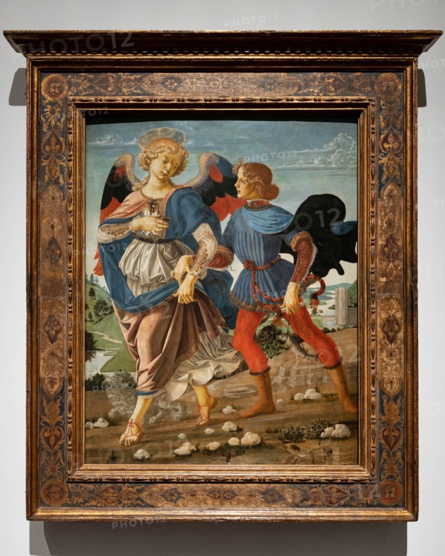 "Archangel Raphael and Tobias", by Andrea Del Verrocchio