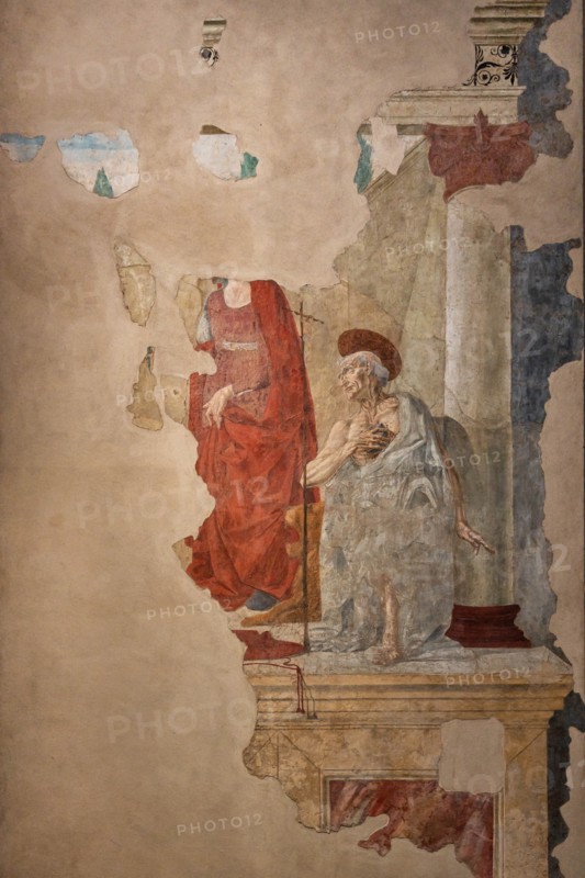 "St.  Jerome and a Holy Martyr", by Andrea Del Verrocchio