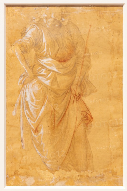 "Male Draped Figure", by Filippo Lippi